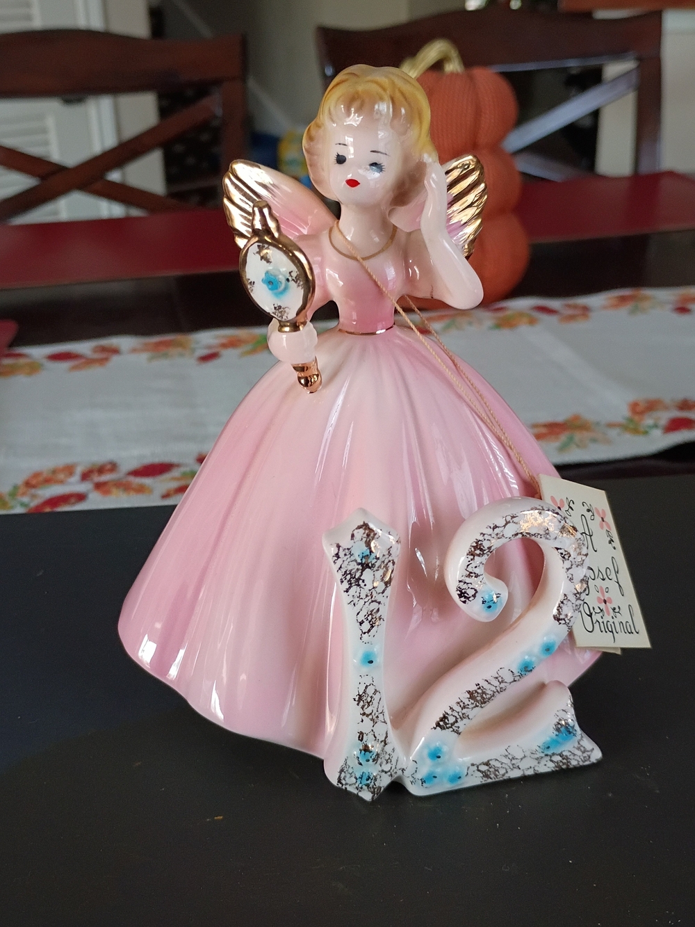 1962 Josef Originals 12th Birthday Angel figurine